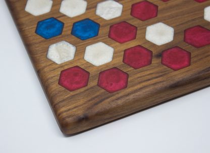 American Flag Hexagon Cutting Board - Image 4