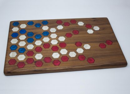 American Flag Hexagon Cutting Board - Image 2