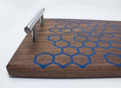 Hexagon Inlay Serving Tray - Image 7