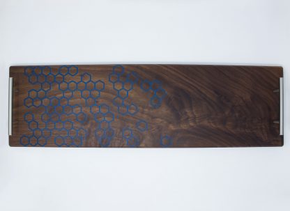 Hexagon Inlay Serving Tray - Image 4