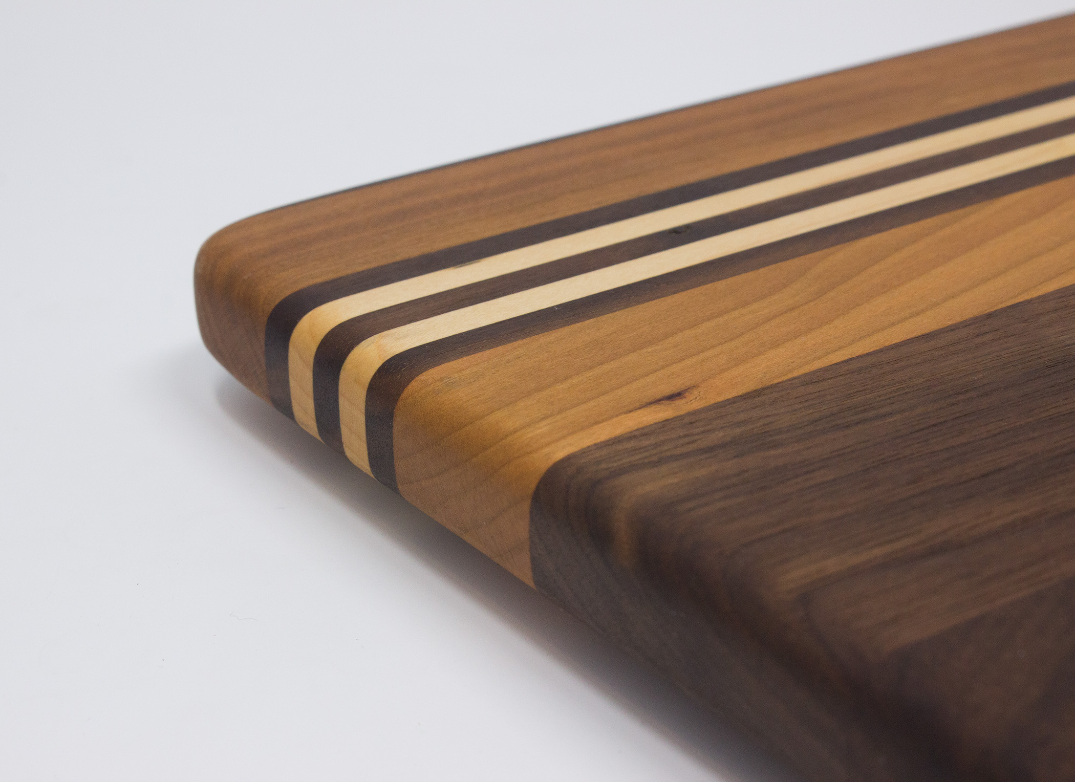 Multi Colour Stripe Wooden Chopping Boards