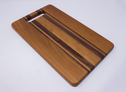 Cherry and Walnut with Handle Cutting Board - Image 6
