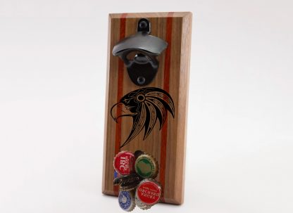 Chicago Blackhawks Hawk Logo Bottle Opener with Caps