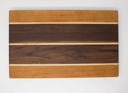 Cherry and Walnut with Maple Stripes Top