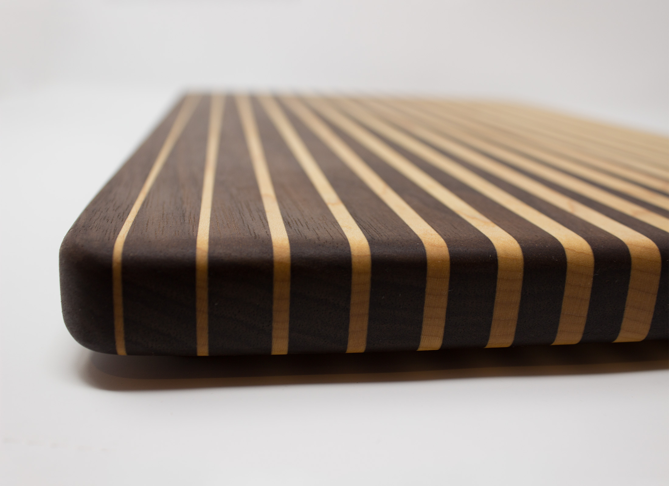 Cutting Board - Rosewood, Hard Maple & Monkey Pod - Center Stripe