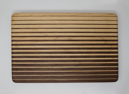 Striped Cutting Board - Walnut and Maple - Image 3