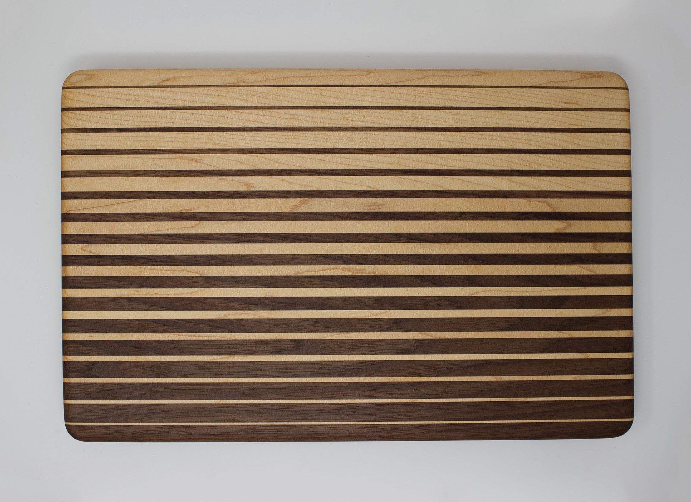 4 wood striped recatangular cutting board – RFB Woodcraft