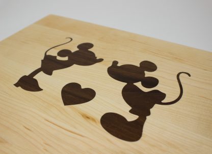 Mickey and Minnie Inlay Cutting Board - Image 3