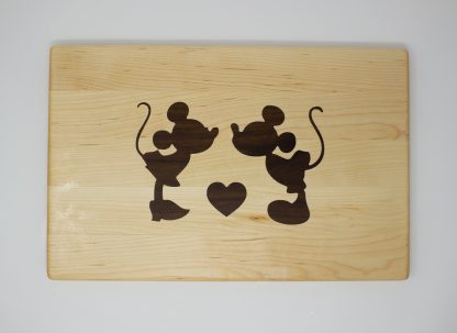 Mickey and Minnie Inlay Cutting Board - Image 2