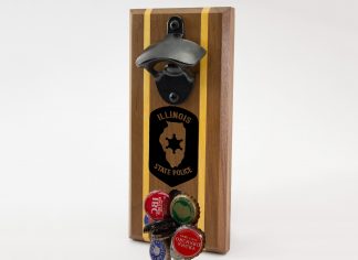 Illinois State Police Magnetic Bottle Opener