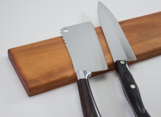 Jatoba Magnetic Knife Holder - Wide