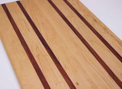 Maple with Four Red Stripes Cutting Board - Image 2