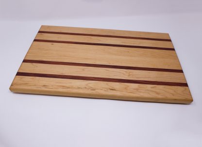 Maple with Four Red Stripes Cutting Board