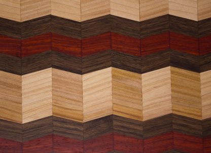 Chevron Cutting Board - Walnut, Maple with Padauk - Image 5