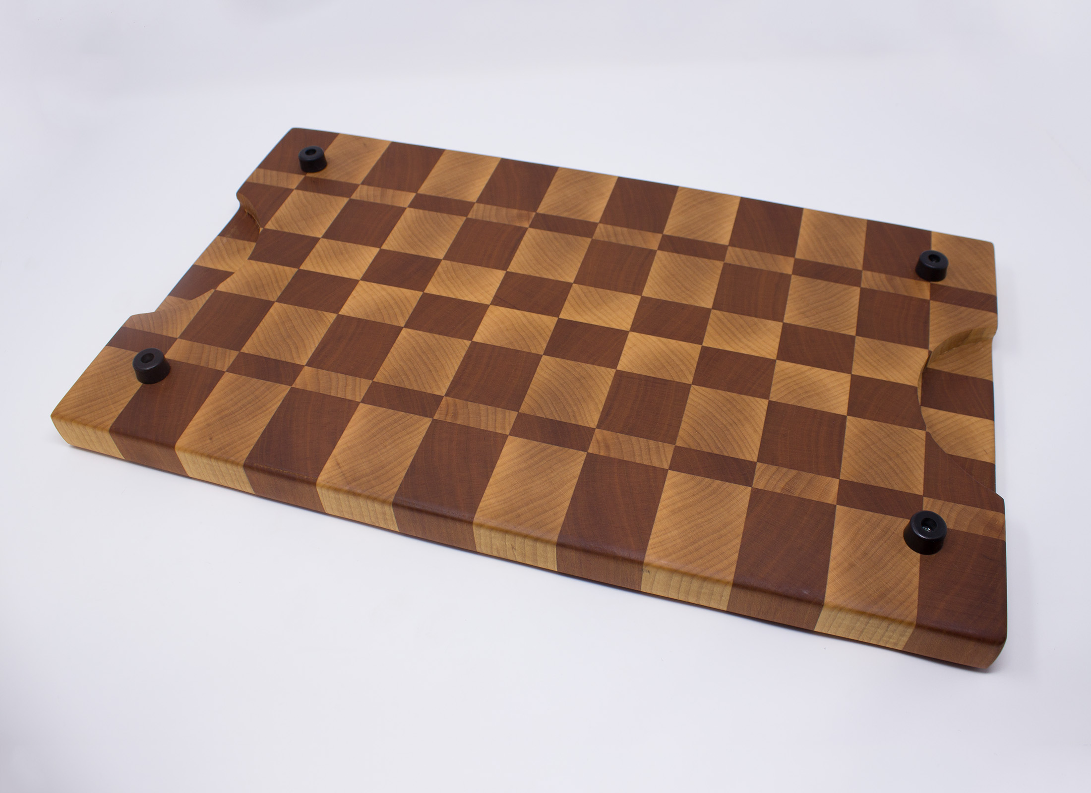 Walnut & Sugar Maple Checkered End Grain Cutting Boards