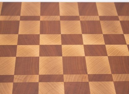 Maple and Cherry Checkerboard End Grain Cutting Board - Image 5