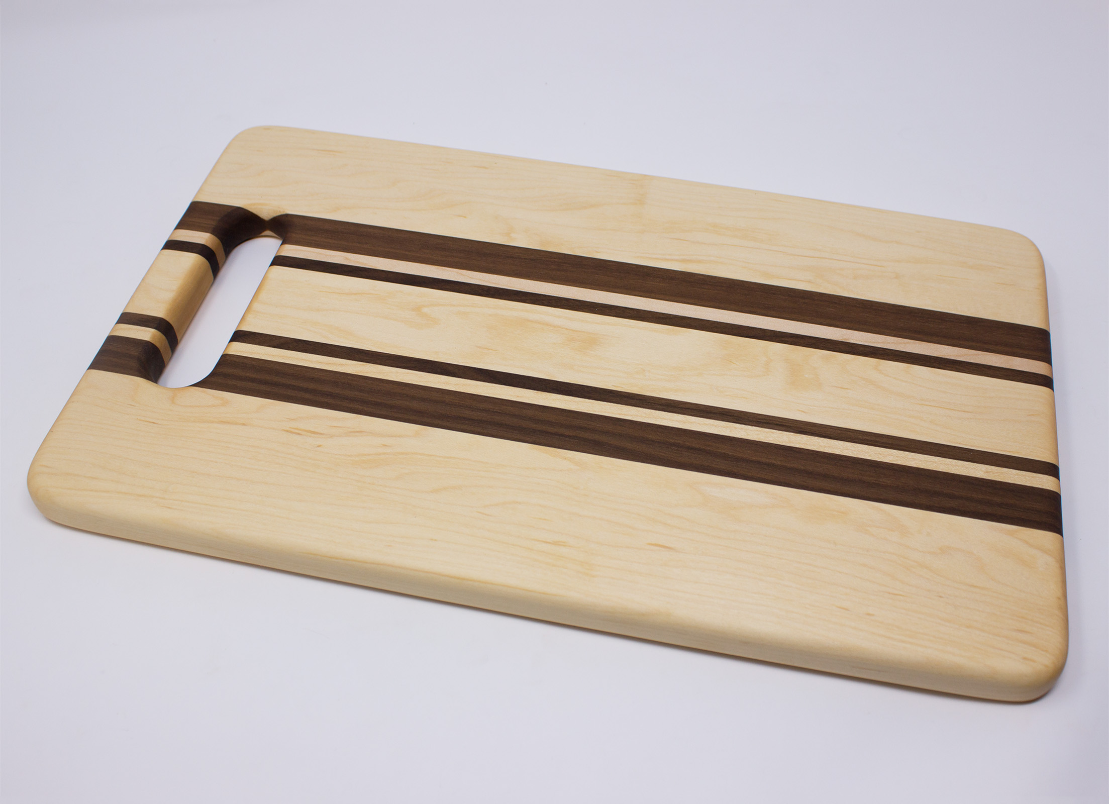 Cutting Board - Maple Board with Handle - Medium - Personalized Gallery