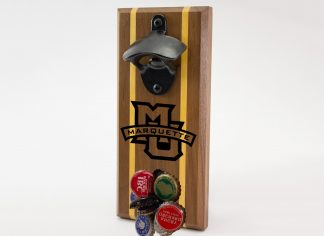 Marquette Bottle Opener with Black Opener