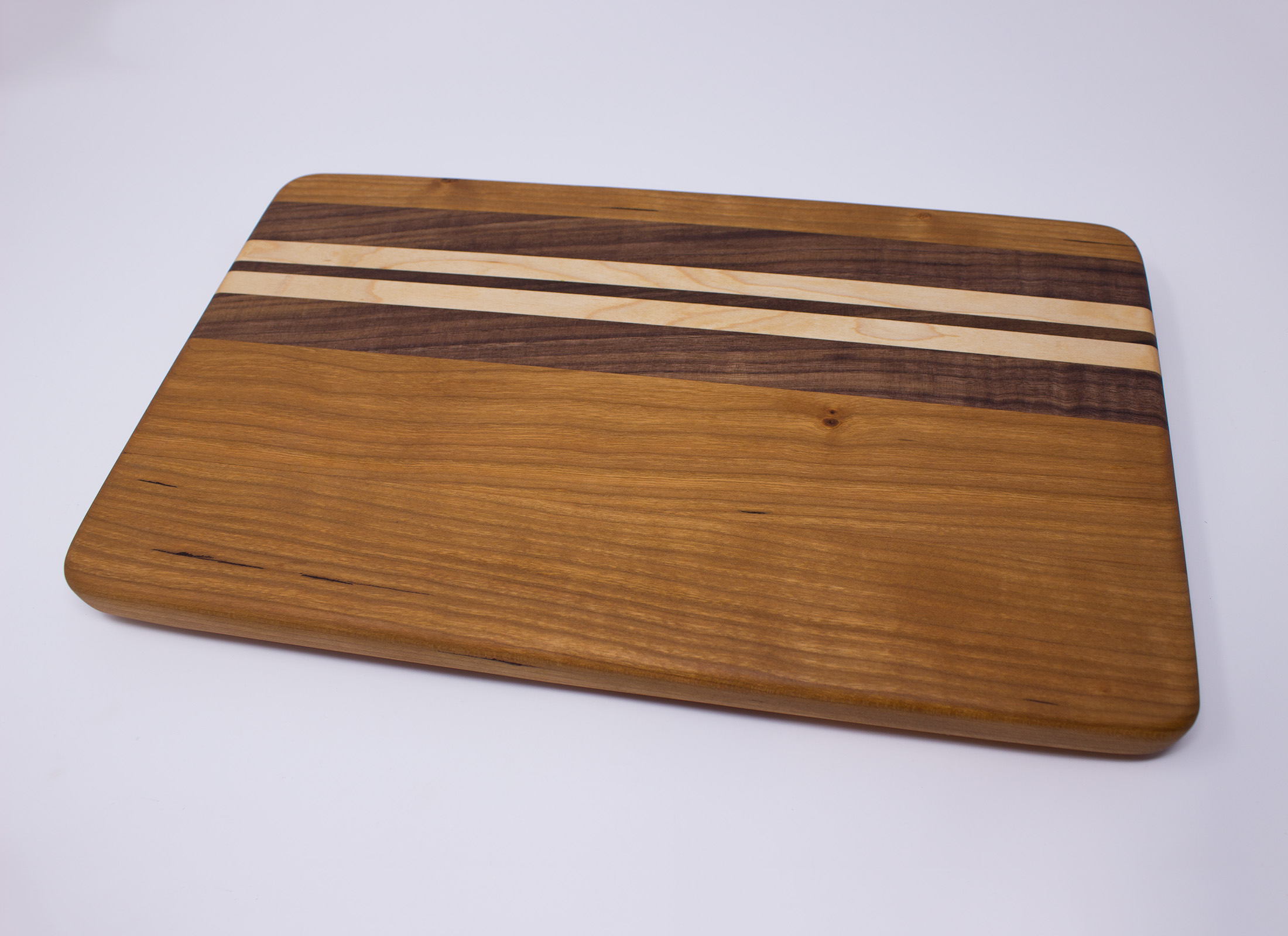 Cherry and Walnut with Handle Cutting Board