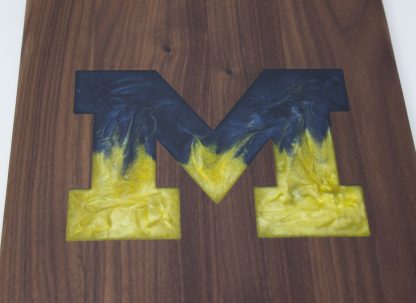 Michigan Block M Swirl Cutting Board - Image 4