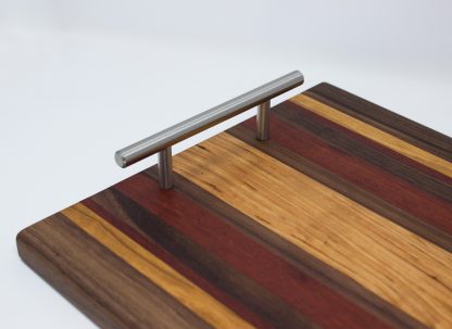 Walnut, Cherry and Padauk Serving Tray - Image 3
