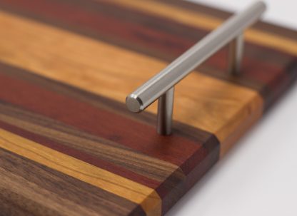 Walnut, Cherry and Padauk Serving Tray - Image 5