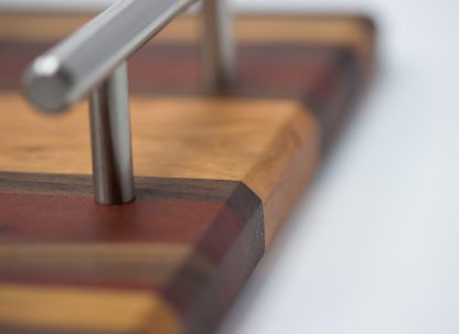Walnut, Cherry and Padauk Serving Tray - Image 8