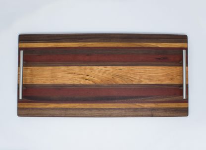Walnut, Cherry and Padauk Serving Tray - Image 2