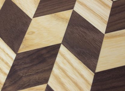 Chevron Cutting Board - Walnut and Ash - Image 5