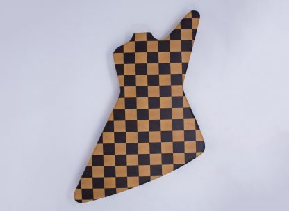Cheap Trick Guitar End Grain Cutting Board - Walnut and Maple