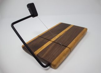 Walnut with Cherry Edges and Middle