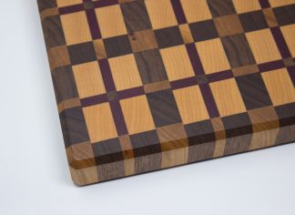 Window End Grain Cutting Board