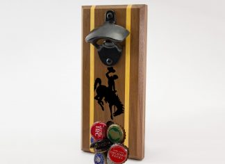 Wyoming Cowboys Magnetic Bottle Opener