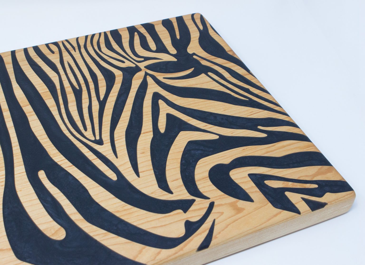 Zebra Print Cutting Board Rockford Woodcrafts