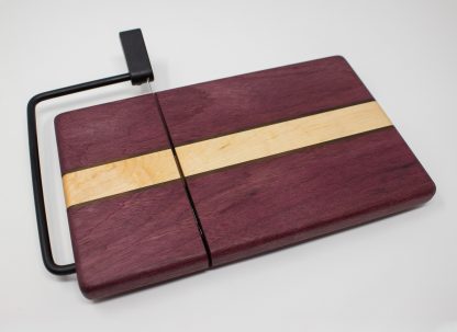 Purpleheart with Maple Middle and Small Walnut Stripe - Image 2