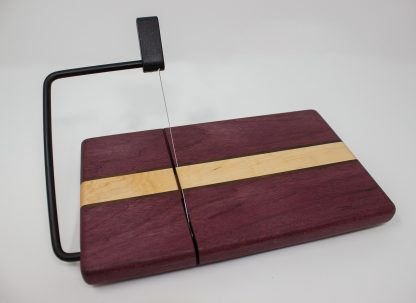 Purpleheart with Maple Middle and Small Walnut Stripe - Image 3