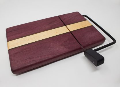 Purpleheart with Maple Middle and Small Walnut Stripe - Image 4