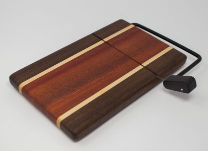 Walnut Edges with Orange Middle and White Stripes - Image 2