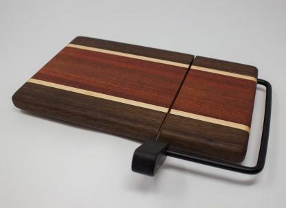 Walnut Edges with Orange Middle and White Stripes - Image 3