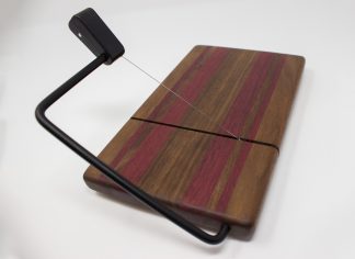 Walnut with Purple Stripes