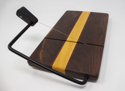 Walnut with Yellow Middle and Small Purple Stripe