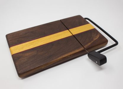 Walnut with Yellow Middle and Small Purple Stripe - Image 4