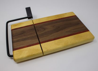 Walnut with Yellowheart Edges and Red Stripes - Image 2