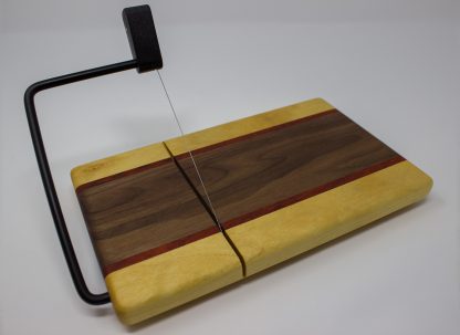 Walnut with Yellowheart Edges and Red Stripes - Image 3