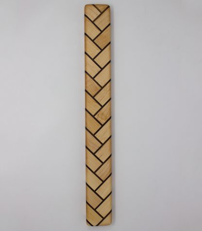 Herringbone Wood Magnetic Knife Holder - Maple and Walnut - Image 6