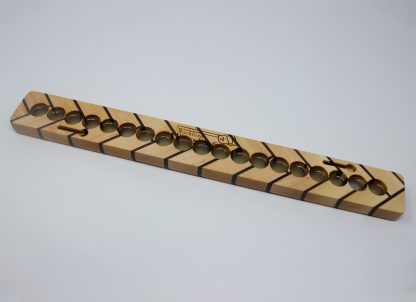 Herringbone Wood Magnetic Knife Holder - Maple and Walnut - Image 8