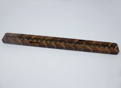 Herringbone Wood Magnetic Knife Holder - Walnut and Cherry - Image 7