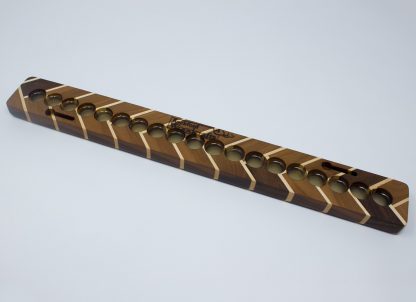 Herringbone Wood Magnetic Knife Holder - Walnut and Maple - Image 7