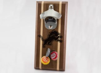 Detroit Lions Magnetic Bottle Opener