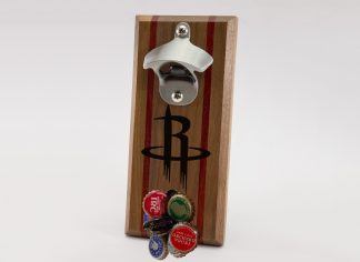 Houston Rockets Magnetic Bottle Opener